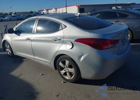 2013 Hyundai Elantra Gls z USA, uszkodzony, nr VIN 5NPDH4AE7DH323935